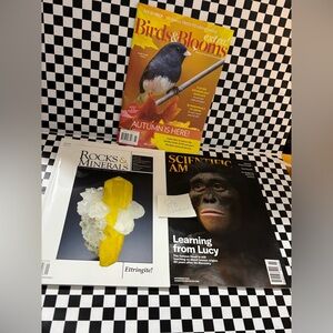 Lot of 3 new magazines educational science nature magazines
